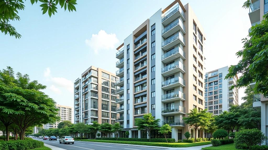 Spacious residential apartment building in Bishan with modern design and family-friendly surroundings