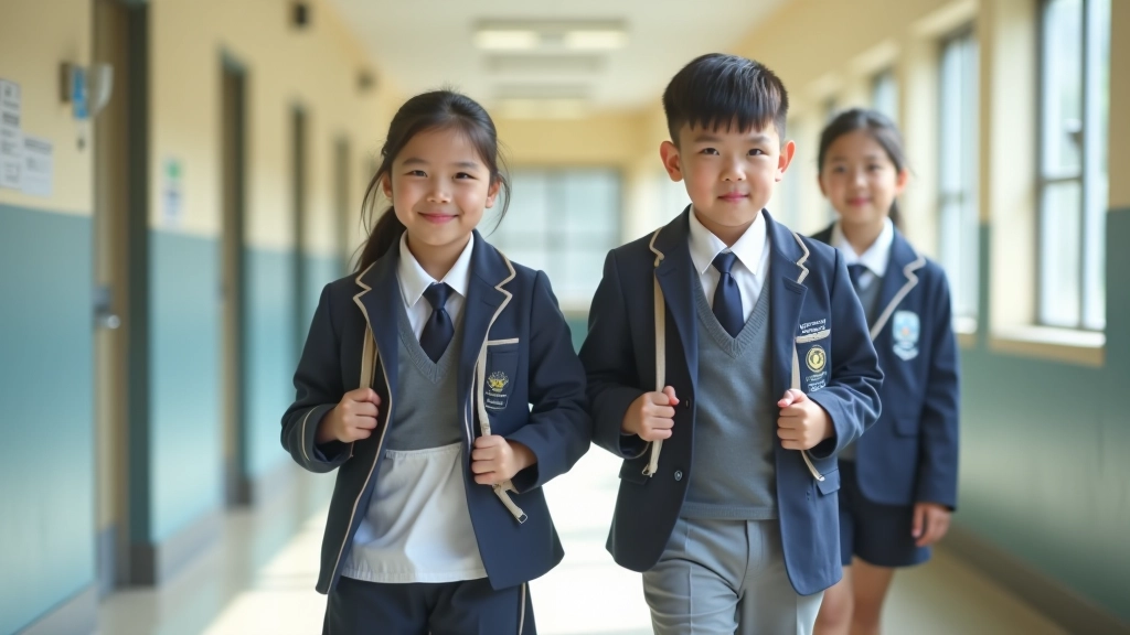 Students walking together in school corridor, natural daylight from windows